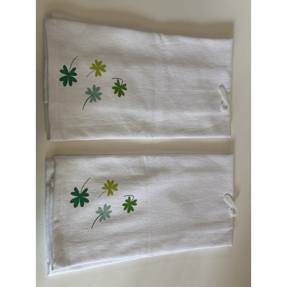 NWT Lot Of 2 ST PATRICKS DAY CAN'T PINCH THIS 16IN X 26IN KITCHEN TOWEL TEA - Picture 5 of 5